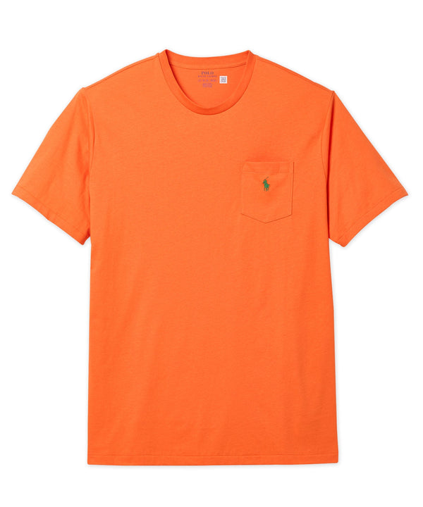 Polo Ralph Lauren Big & Tall Solid Pocket Crewneck T-Shirt
