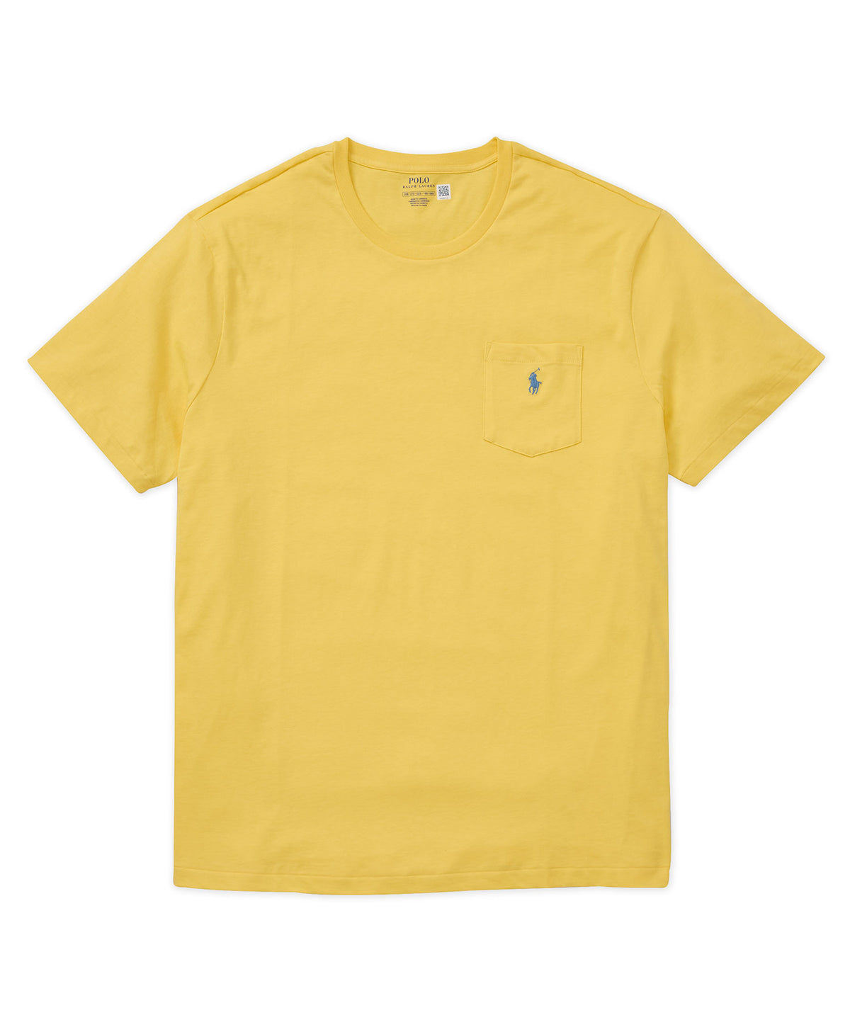 Polo Ralph Lauren Short Sleeve Solid Pocket Crewneck Tee Shirt, Men's Big & Tall