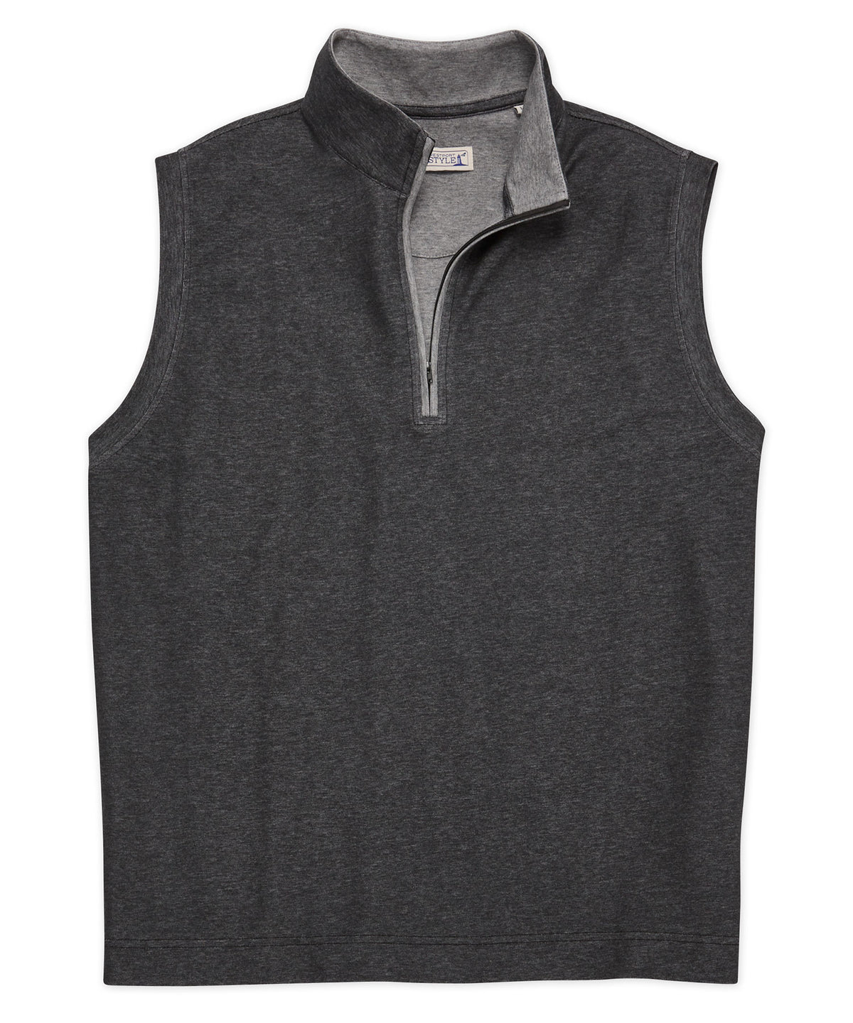 Westport Lifestyle Melange Quarter-Zip Vest, Men's Big & Tall
