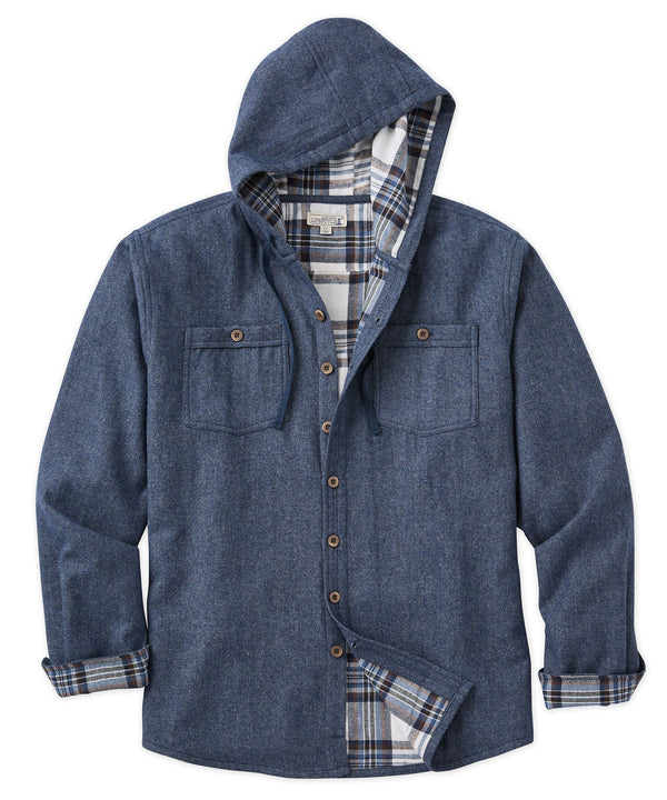 Westport Lifestyle Firepit Flannel Hoodie Shirt Jacket Westport Big