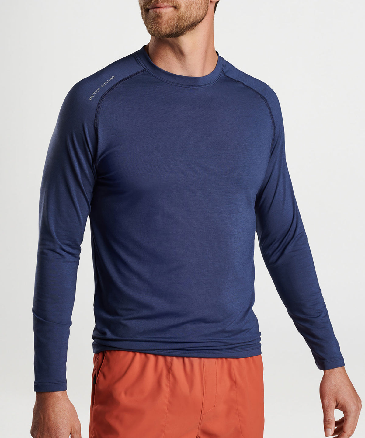 Peter Millar Long Sleeve Aurora Performance T-Shirt, Big & Tall