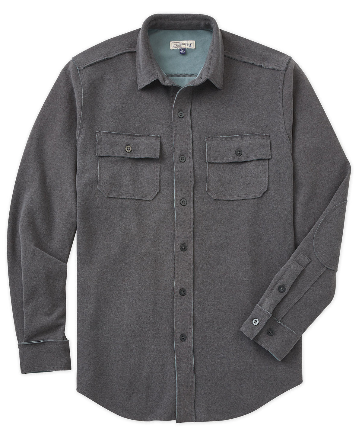 Westport Lifestyle Double Faced Performance Rough Edge Shirt Jacket, Big & Tall
