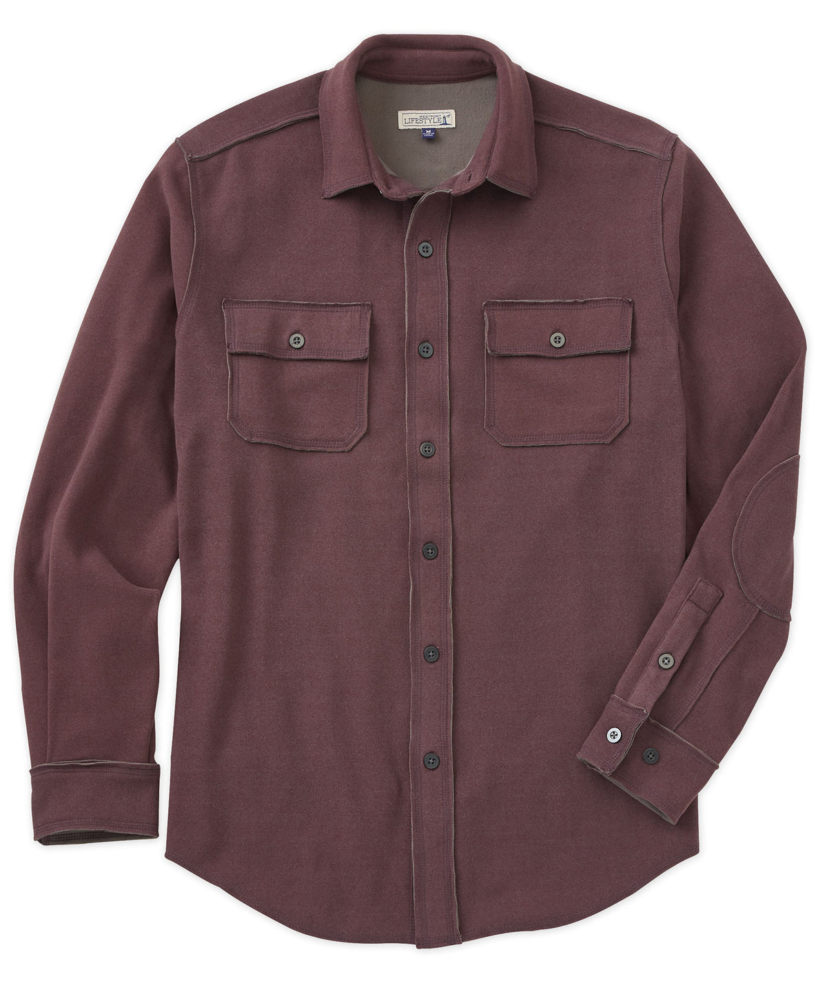 Westport Lifestyle Double Faced Performance Rough Edge Shirt Jacket, Big & Tall