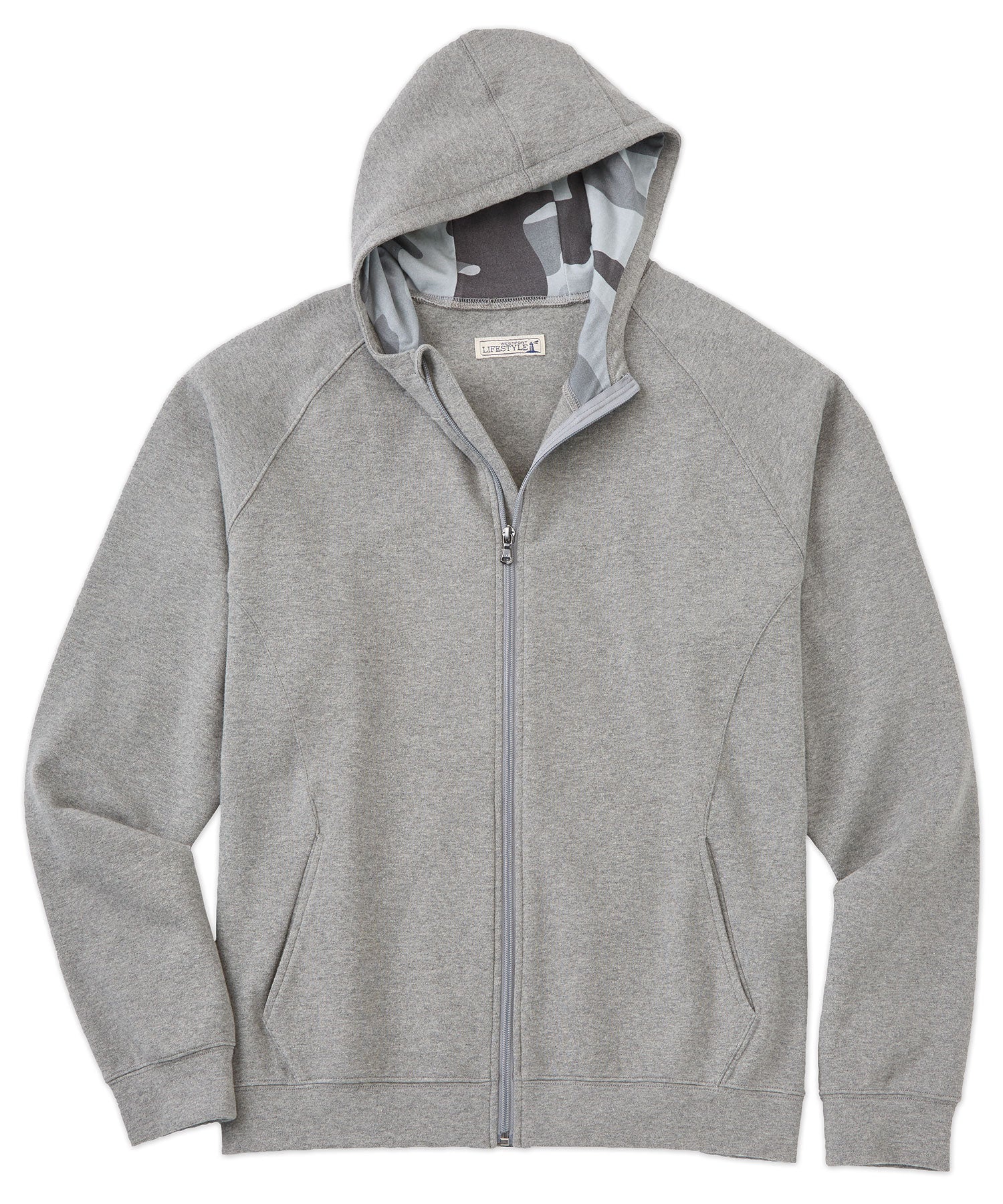 Westport Lifestyle Luxe Fleece Full Zip Hooded Jacket, Men's Big & Tall