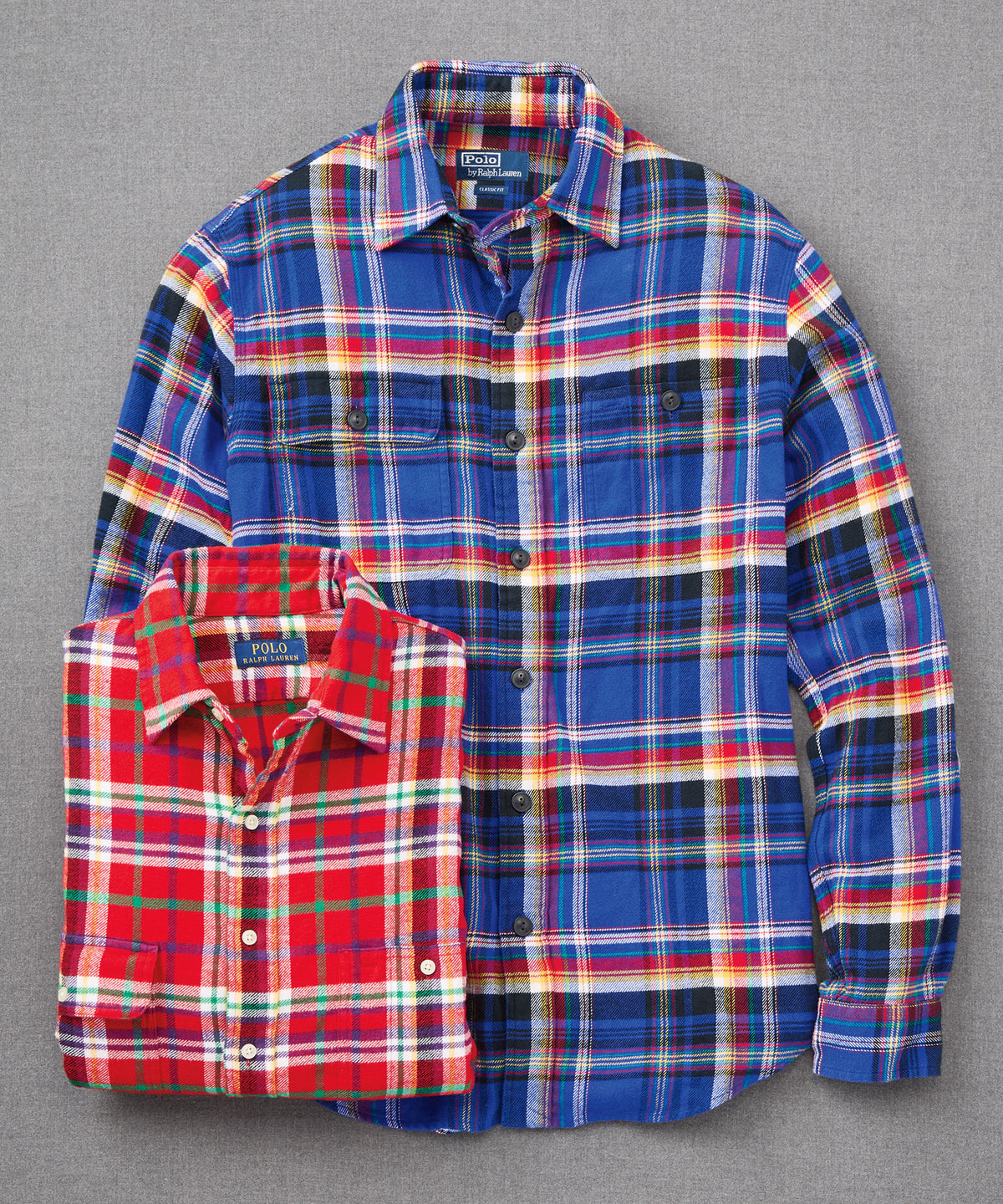 Polo Ralph Lauren Long Sleeve Flannel Sport Shirt, Big & Tall