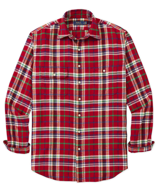 Polo Ralph Lauren Long Sleeve Flannel Sport Shirt Westport Big Tall