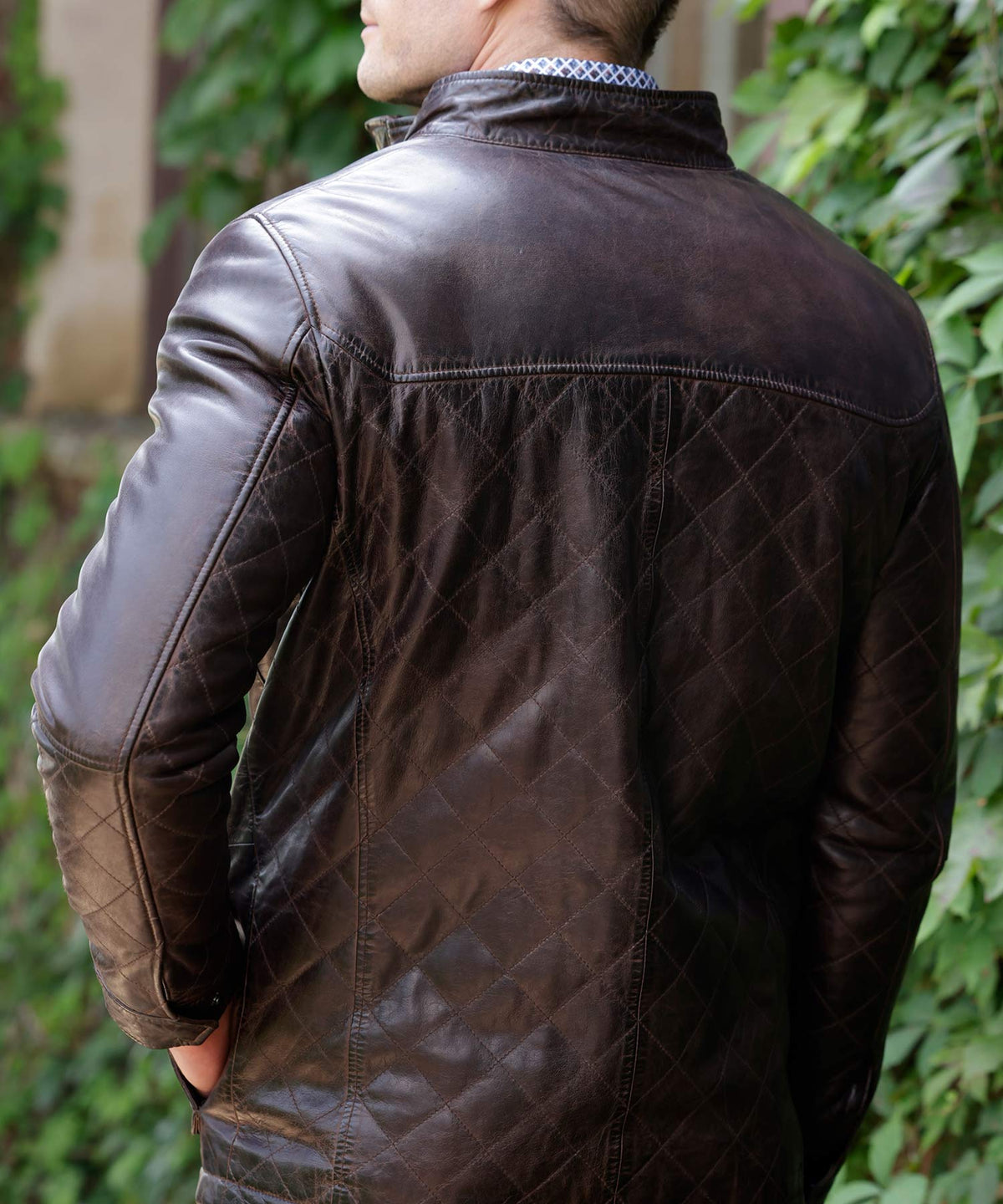 Westport Black Leather Chore Coat, Men's Big & Tall