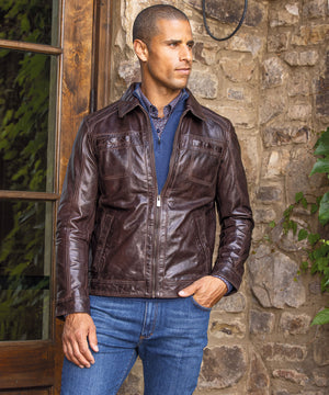 Westport Black Premium Leather Jacket