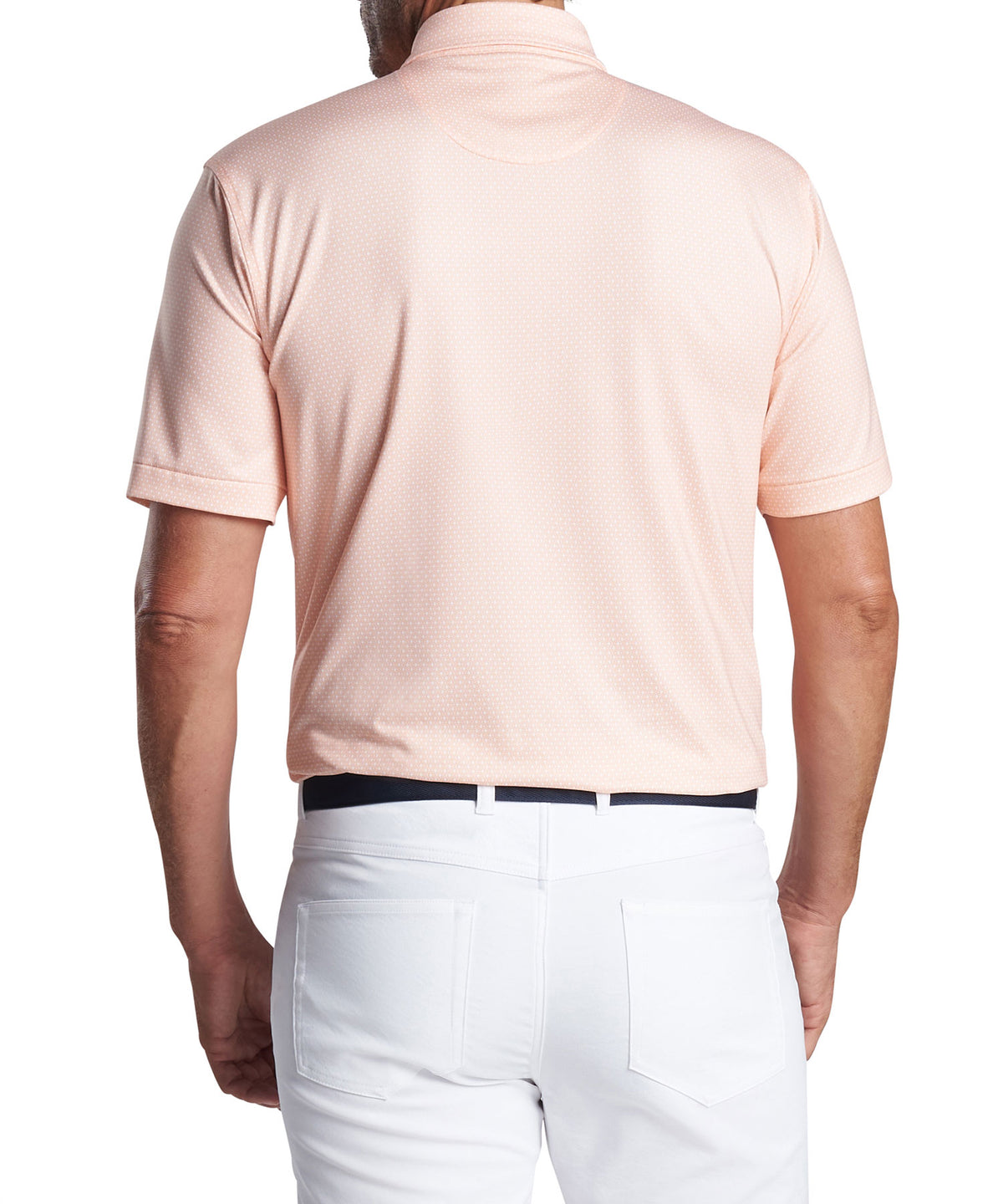 Peter Millar Short Sleeve Tesseract Print Polo Knit Shirt, Big & Tall