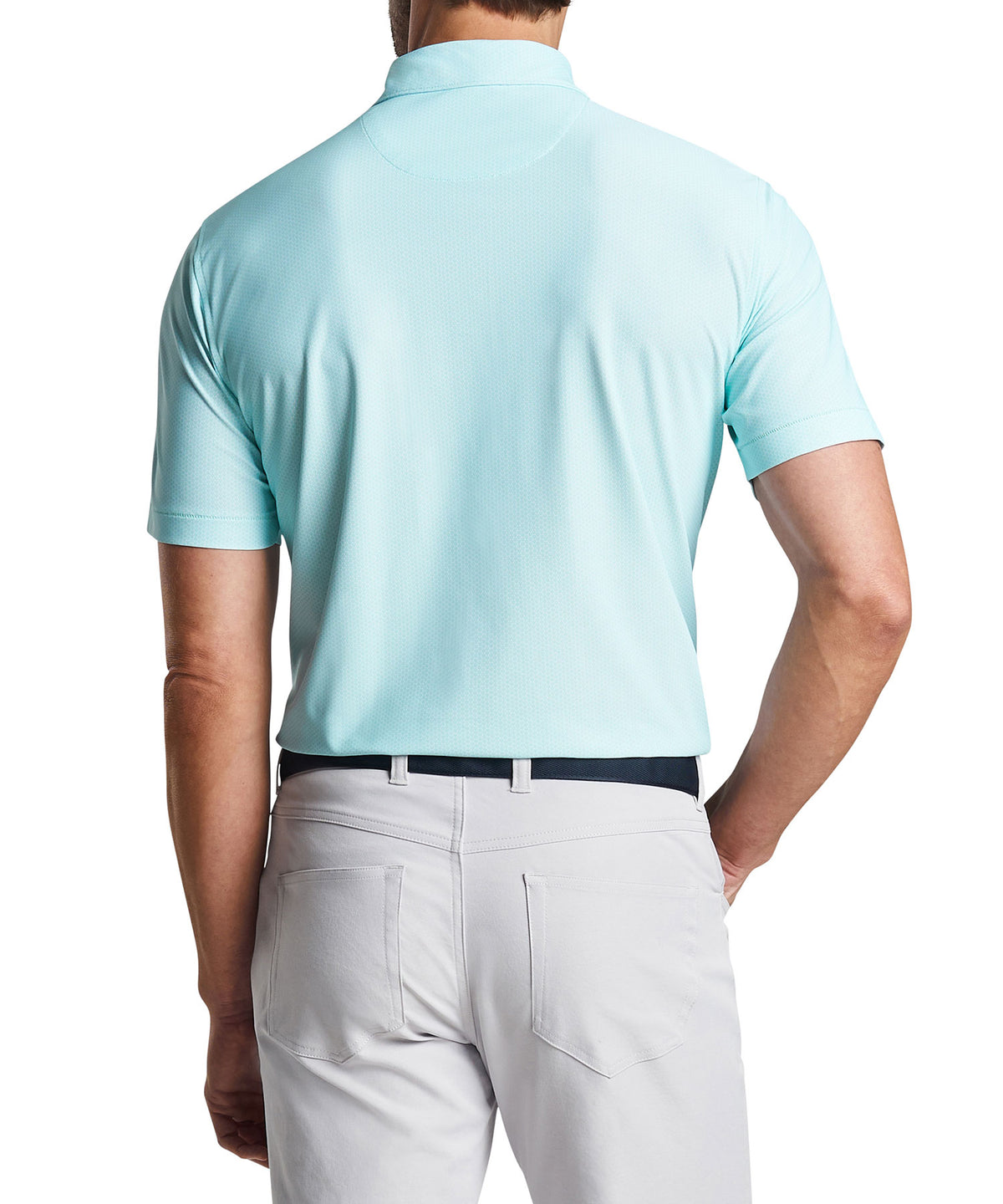 Peter Millar Short Sleeve Vienna Print Polo Knit Shirt, Men's Big & Tall