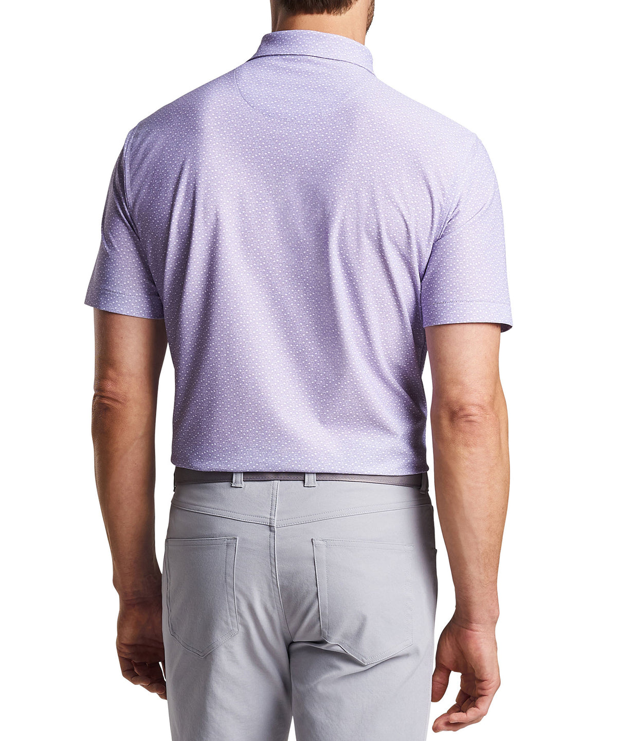 Peter Millar Short Sleeve Tee It High Print Polo Knit Shirt, Big & Tall