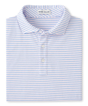 Peter Millar Short Sleeve Pilot Mill Stripe Polo Knit Shirt