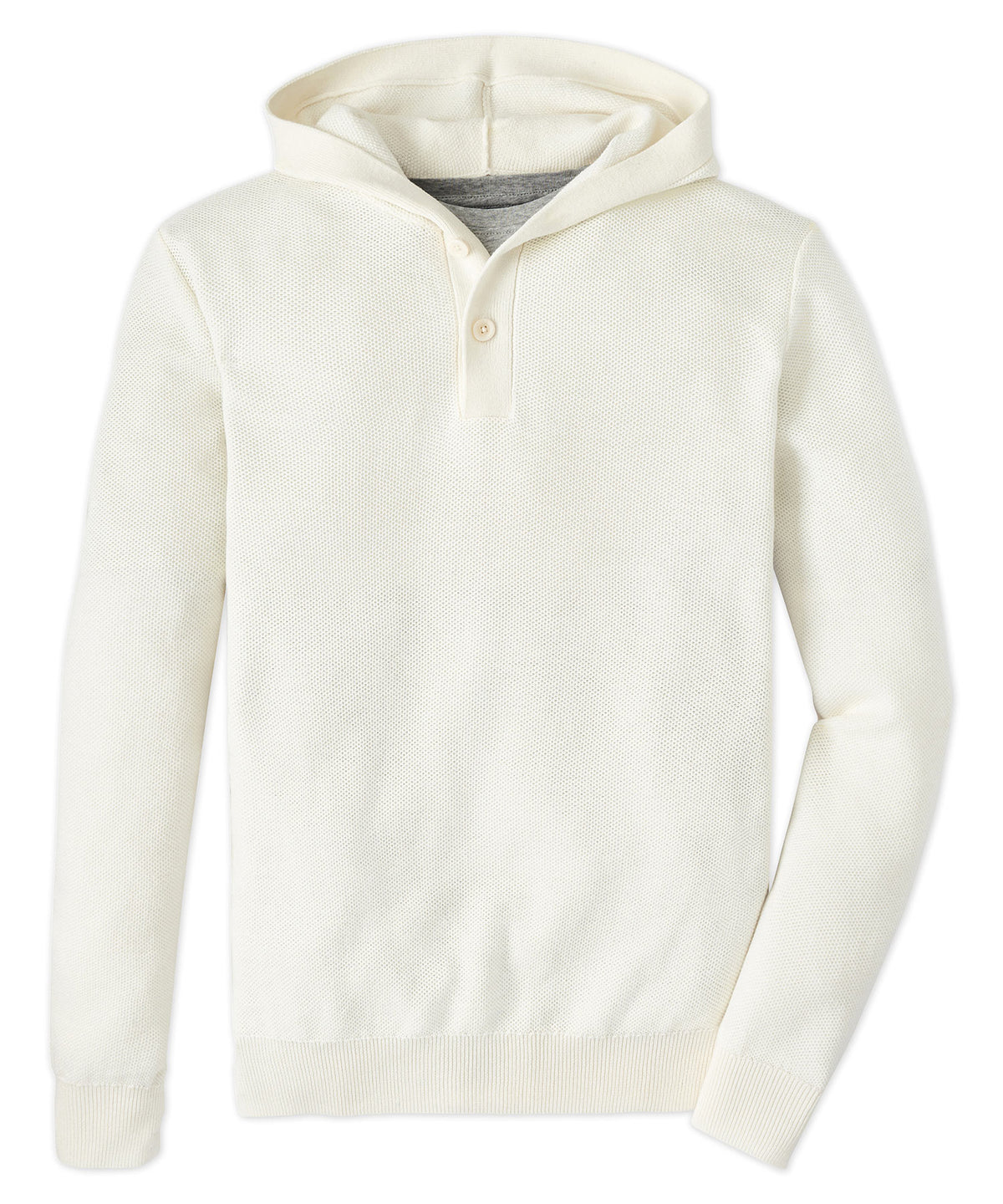 Peter Millar Long Sleeve Hickory Henley Hoodie Pullover, Big & Tall