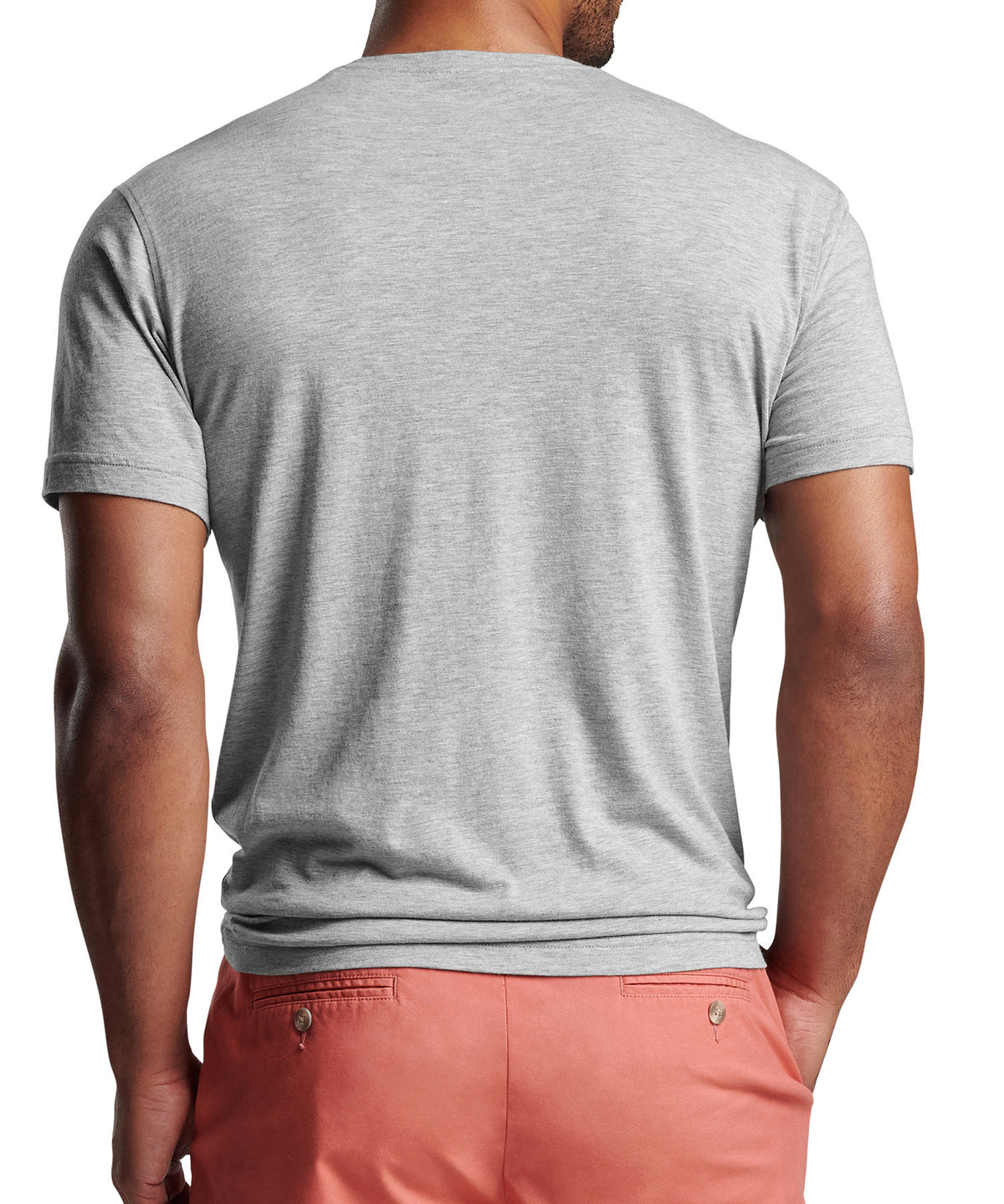 Peter Millar Short Sleeve Lava Wash Crew Neck Pocket T-Shirt, Big & Tall