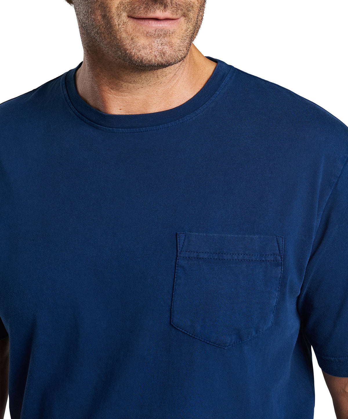 Peter Millar Short Sleeve Lava Wash Crew Neck Pocket T-Shirt, Men's Big & Tall