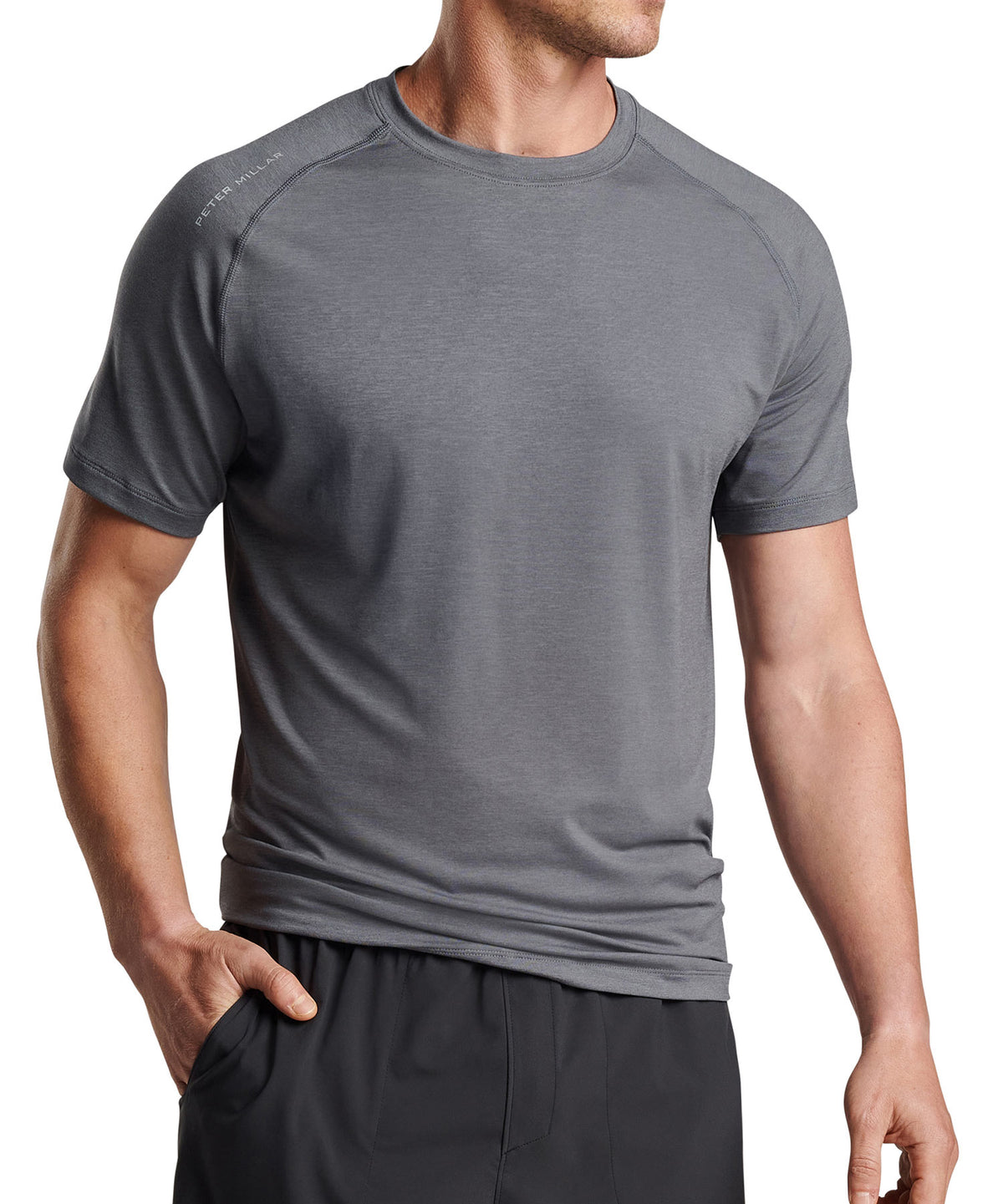 Peter Millar Short Sleeve Aurora Stretch Performance T-Shirt, Big & Tall