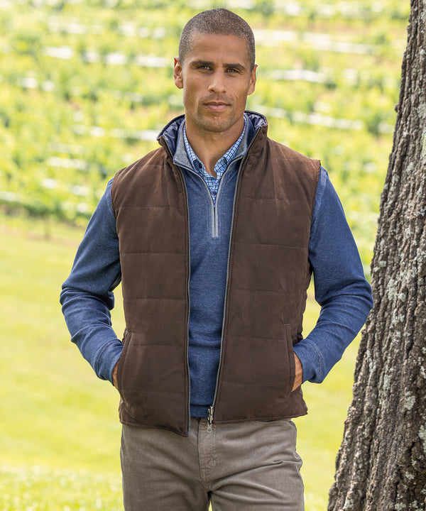 Westport Lifestyle Reversible Microsuede Vest Westport Big & Tall