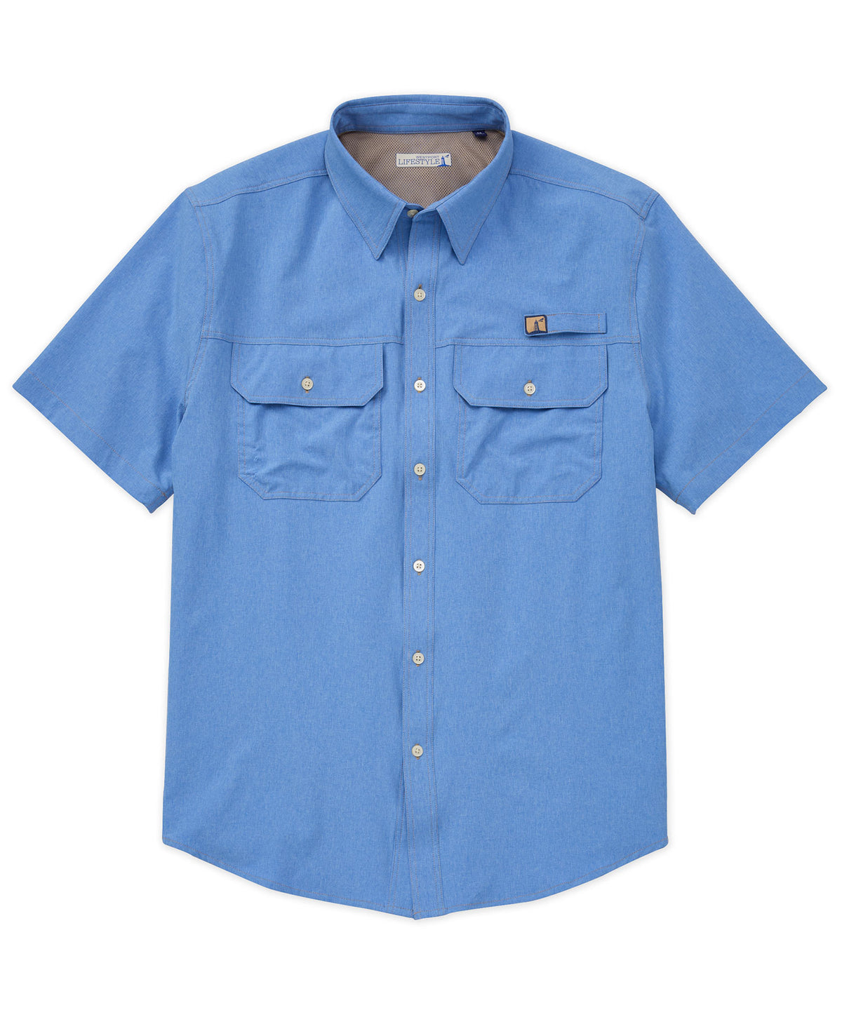 Westport Lifestyle Short Sleeve Saugatuck Fishing Shirt, Men's Big & Tall