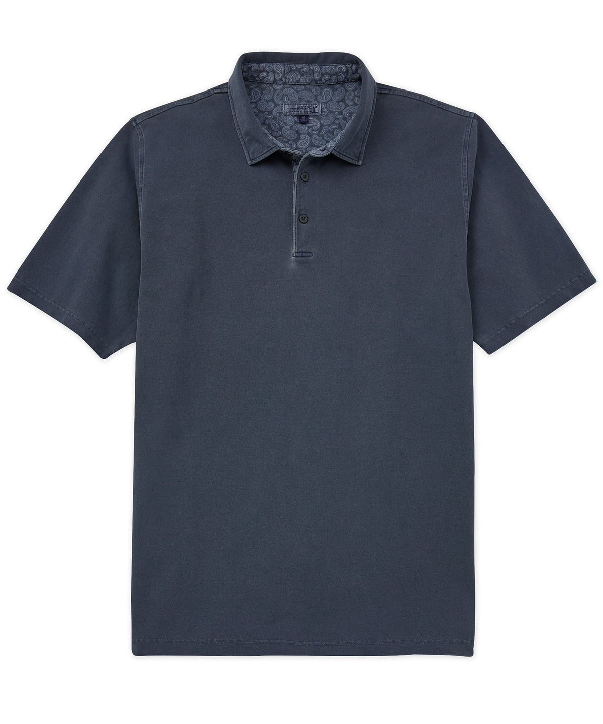 Westport Lifestyle Garment Dyed Pique Polo Knit Shirt, Men's Big & Tall