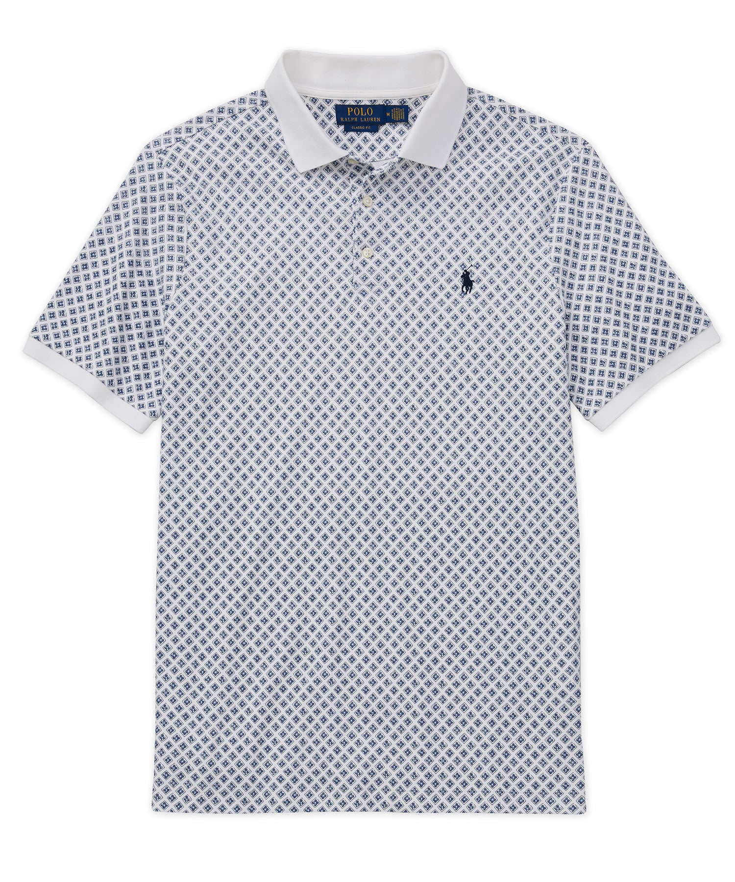 Polo Ralph Lauren Short Sleeve Soft Touch Animated Print Polo Knit Shirt, Men's Big & Tall