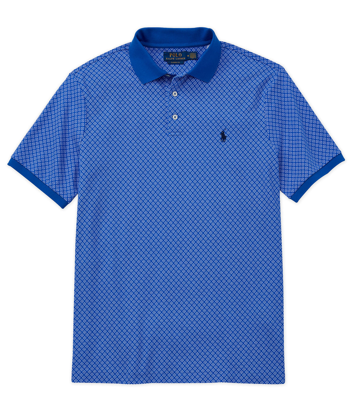 Polo Ralph Lauren Short Sleeve Soft Touch Animated Print Polo Knit Shirt, Men's Big & Tall