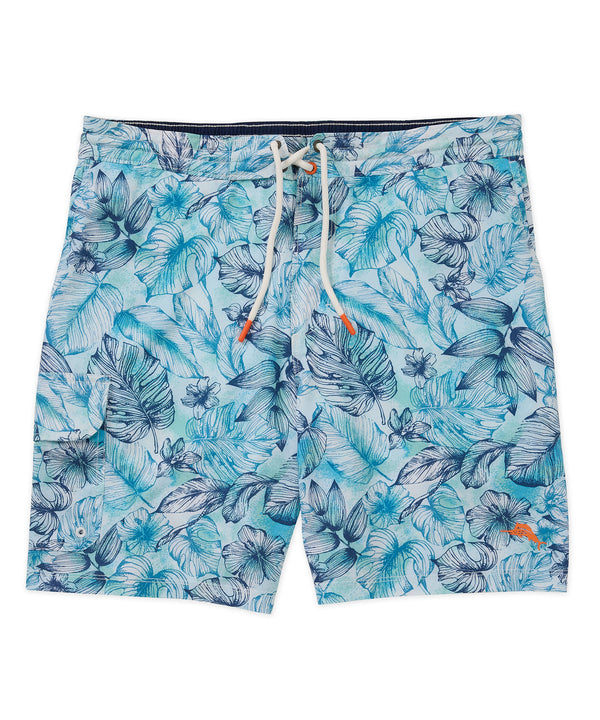 Big Tall Tommy Bahama Baja Frond Escape Swim Trunk Westport