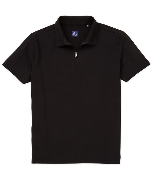 Big & Tall Westport No-Tuck Cotton Stretch Zip Polo | Westport Big