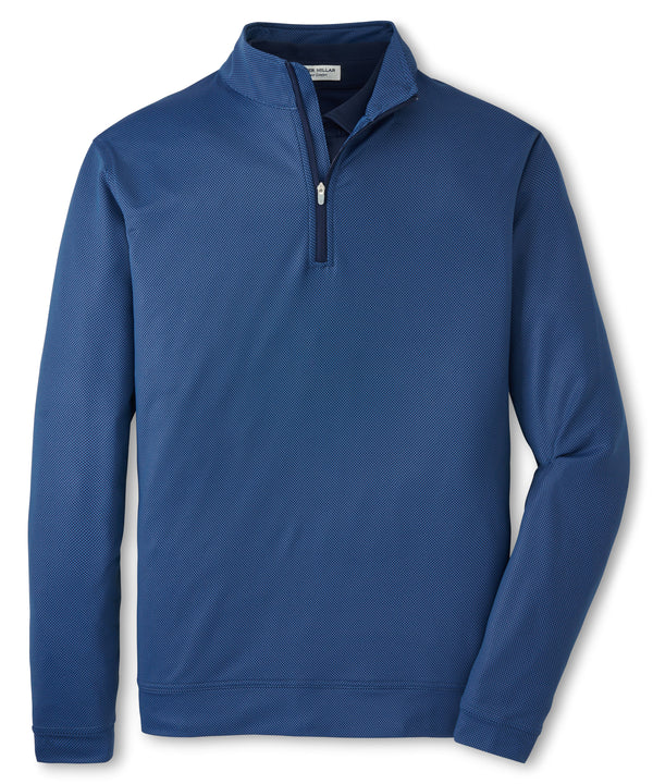 Peter Millar Big & Tall Birdseye Perth Quarter Zip Pullover