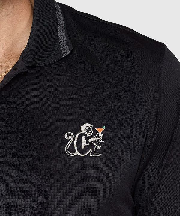 Robert Graham Big & Tall Short Sleeve Monkey Business Polo