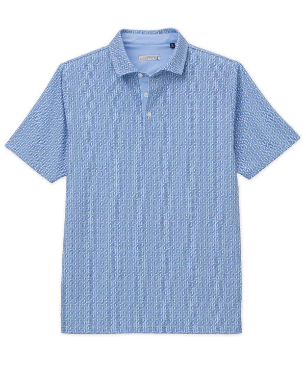 Westport Lifestyle Big & Tall Short Sleeve Club Print Performance