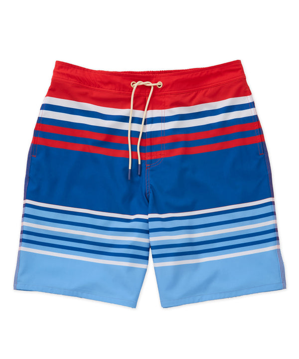 Westport Lifestyle Big & Tall Saybrook Half Elastic Captain Stripe