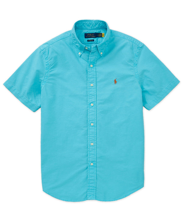 Polo Ralph Lauren Big & Tall Short Sleeve Garment-Dyed Sport Shirt