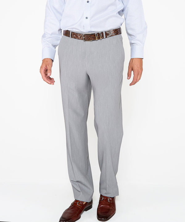Big & Tall Westport Black Flat Front Stretch Gabardine Pant