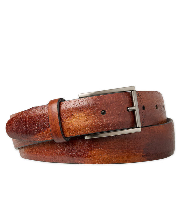 【BROWN】Paisley hook belt Westport Black Big & Tall 35mm Paisley Aviation Belt | Westport