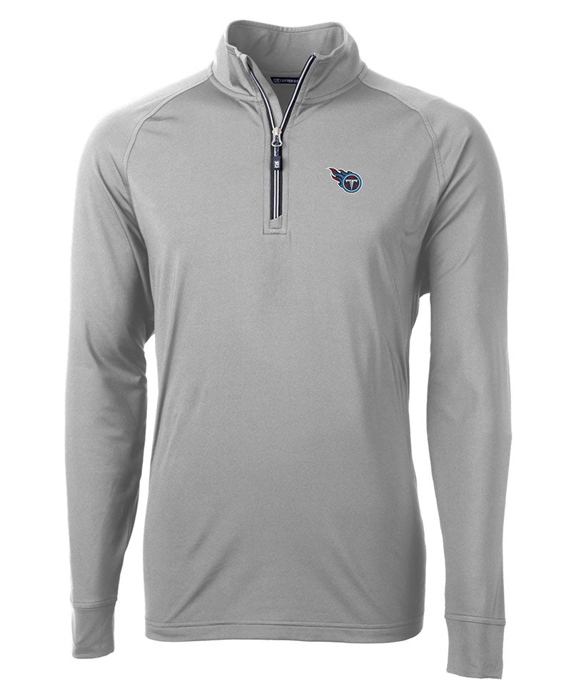 Cutter & Buck Tennessee Titans Long Sleeve Quarter-Zip Pullover, Men's Big & Tall