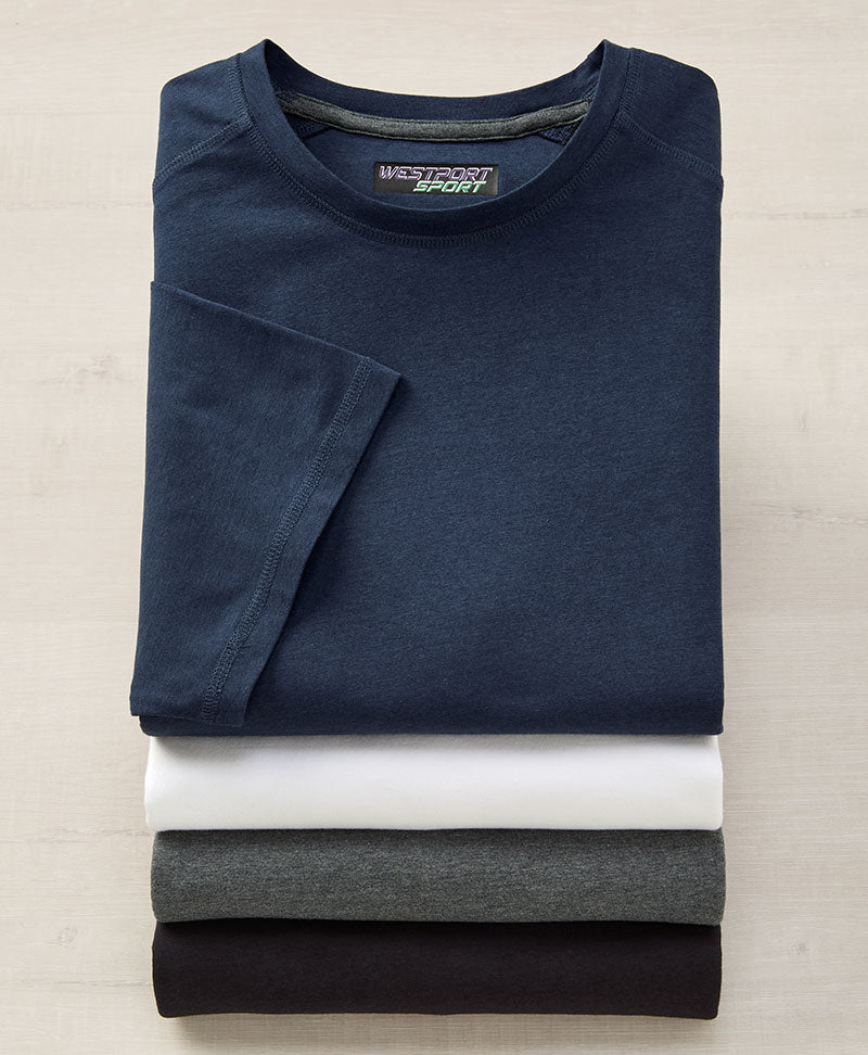 Westport Sport Bamboo Blend Performance Short Sleeve T-Shirts