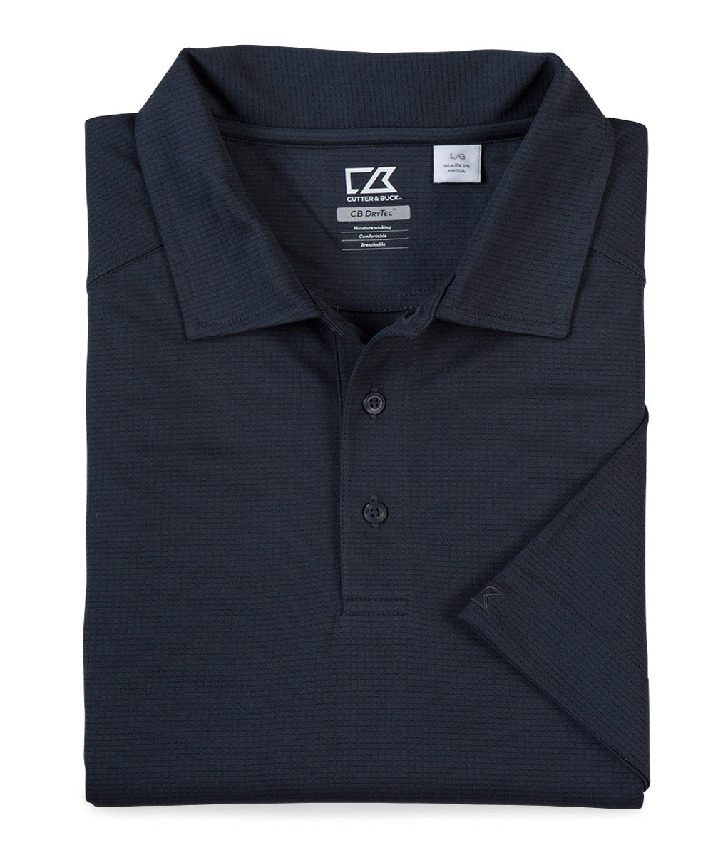 Cutter & Buck Drytec Solid Jacquard Polo Shirt, Men's Big & Tall