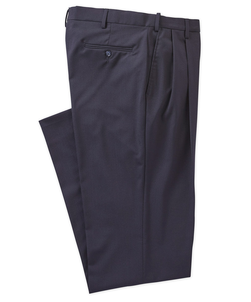 Westport 1989 Pleated Wool Blend Dress Pants, Men's Big & Tall