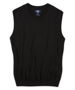 Cutter & Buck Merino Wool-Blend V-Neck Sweater Vest