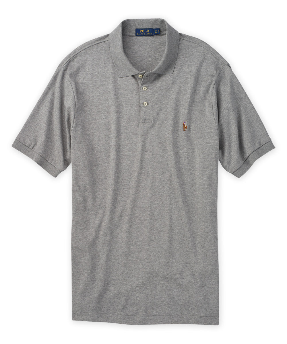 Polo Ralph Lauren Short Sleeve Classic Fit Soft Touch Pima Cotton Polo Shirt, Men's Big & Tall