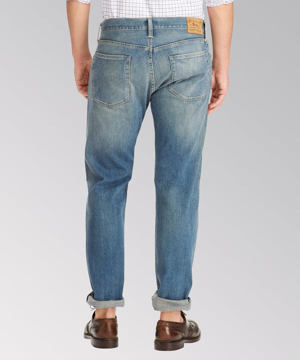 Polo Ralph Lauren Big & Tall Light Wash Stretch 5-Pocket Jeans