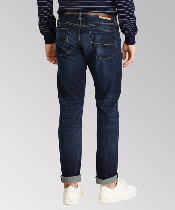 Polo Ralph Lauren Men's Big & Tall Dark Wash Stretch Five-Pocket Jeans