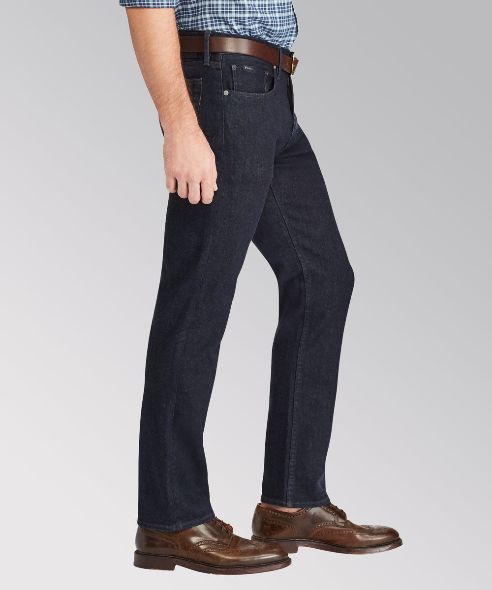 Polo Ralph Lauren Dark Rinse Stretch 5-Pocket Jeans, Men's Big & Tall
