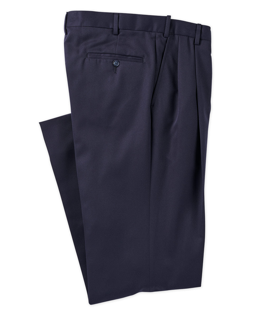 Westport 1989 Pleated Wrinkle-Free Microfiber Pants, Men's Big & Tall
