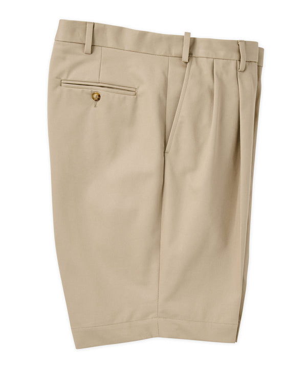 Westport 1989 Men's Big & Tall Pleated Wrinkle-Free Twill Shorts