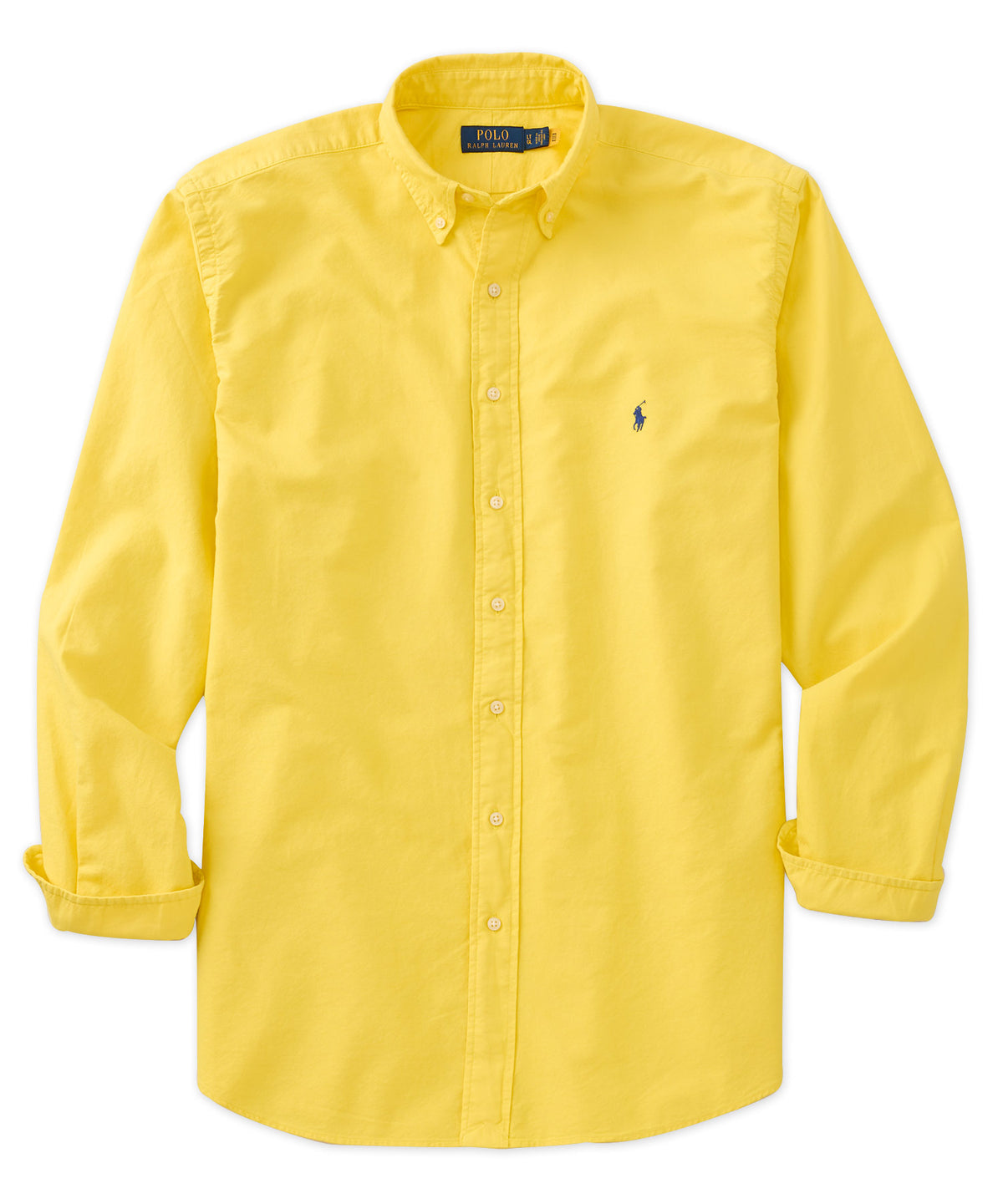 Polo Ralph Lauren Long Sleeve Garment Dyed Oxford Sport Shirt, Men's Big & Tall