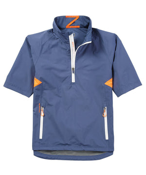 Zero Restriction Half-Sleeve Waterproof Quarter-Zip Jacket