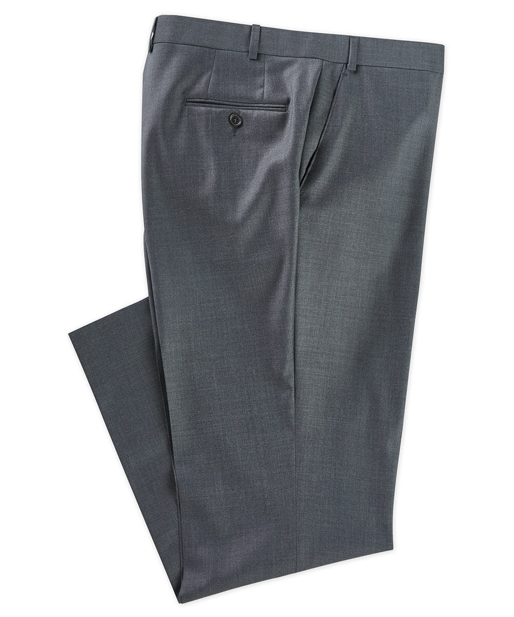 Lauren Ralph Lauren Suit Separates Flat Front Slacks, Men's Big & Tall