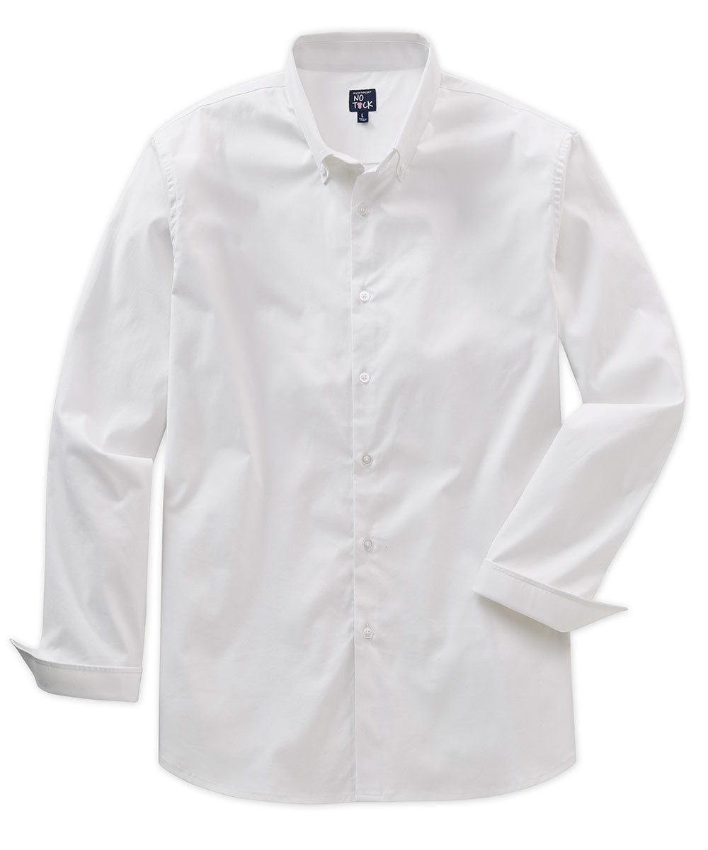 Westport No-Tuck Long Sleeve Stretch-Cotton Oxford Sport Shirt, Men's Big & Tall