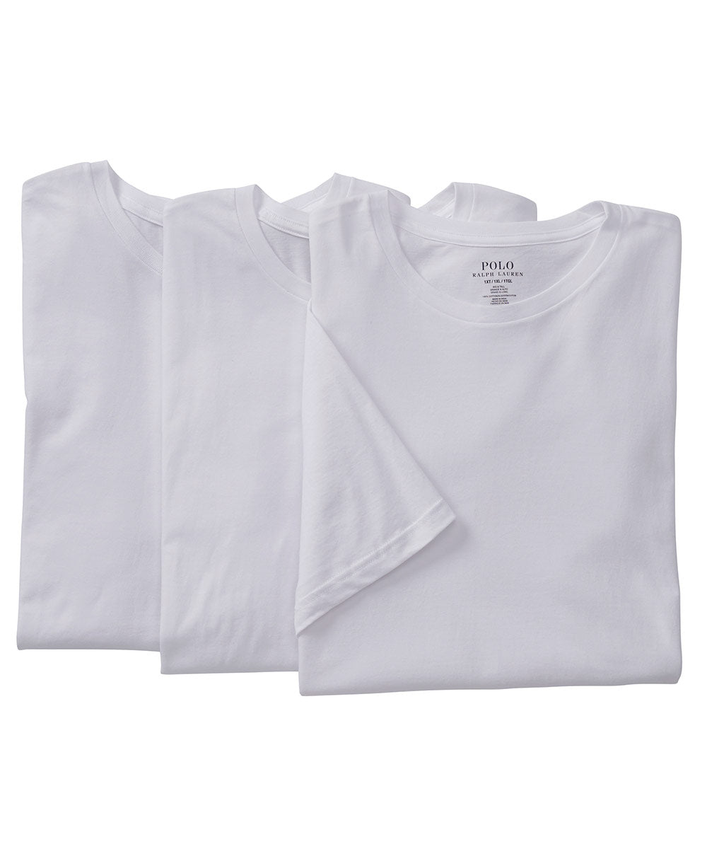 Polo Ralph Lauren Cotton Crewneck T-Shirt (3-Pack), Men's Big & Tall